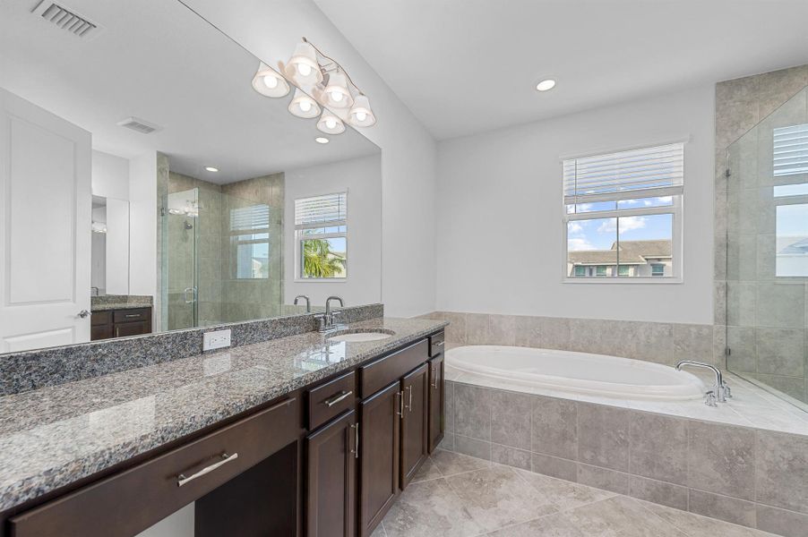 Furnished interior view inside a new home in , Westlake (Image 9). Furnished interior view inside a new home in , Westlake (Image 9).