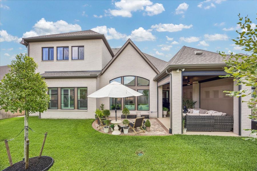 Front exterior of a new home in Prairieland Village - Summit Collection, Cypress, TX, highlighting curb appeal (Image 2).