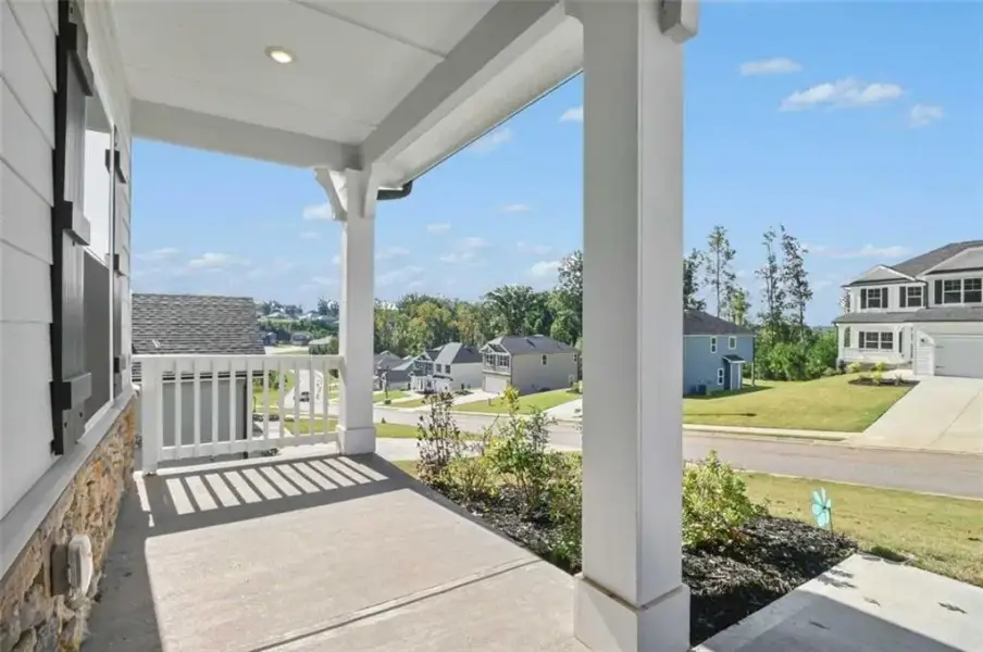 Exterior details and patio area of a home in Thunder Ridge, Dawsonville (Image 3).