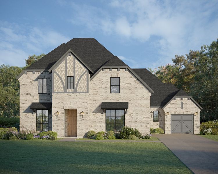 Plan 860 Elevation B Plan 860 Elevation B