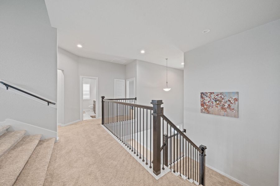 Spacious, unfurnished interior of a new home in Morton Creek Ranch, Katy (Image 41).