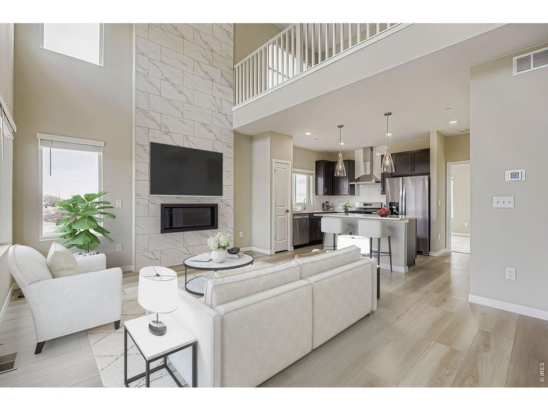 Furnished interior view inside a new home in Northfield, Fort Collins (Image 5).