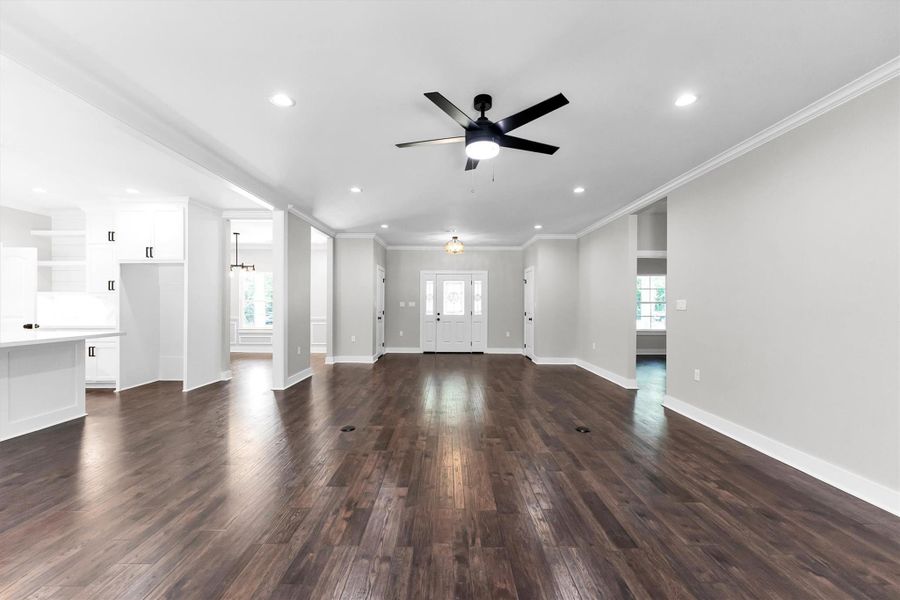 Spacious, unfurnished interior of a new home in , New Waverly (Image 18).