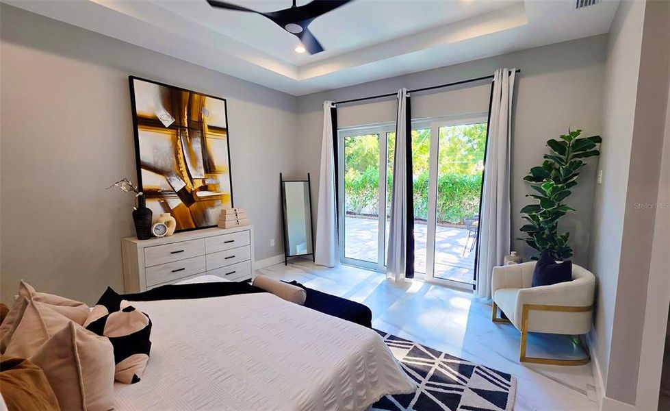 Furnished interior view inside a new home in , Sarasota (Image 58).