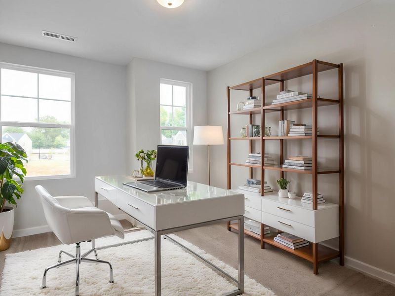 Furnished interior view inside a new home in Lake Park Villas, Wylie (Image 14).