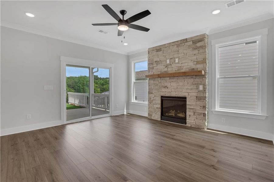 Spacious, unfurnished interior of a new home in Marble Tree, Ball Ground (Image 42).