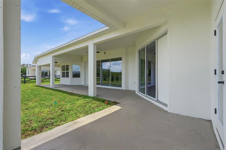 Exterior details and patio area of a home in , Brooksville (Image 30).