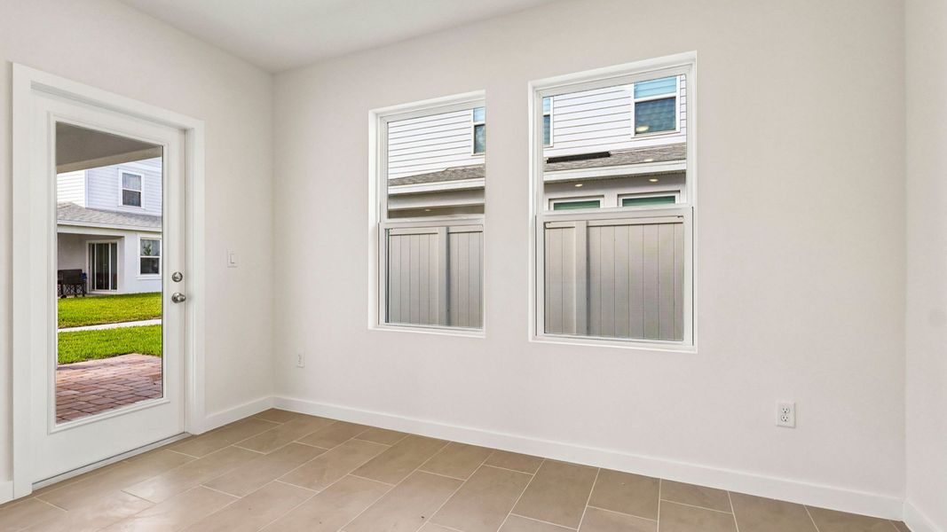 Furnished interior view inside a new home in Cyrene at Harmony, St. Cloud (Image 18).