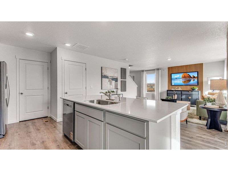 Furnished interior view inside a new home in Prairie Song, Windsor (Image 18).