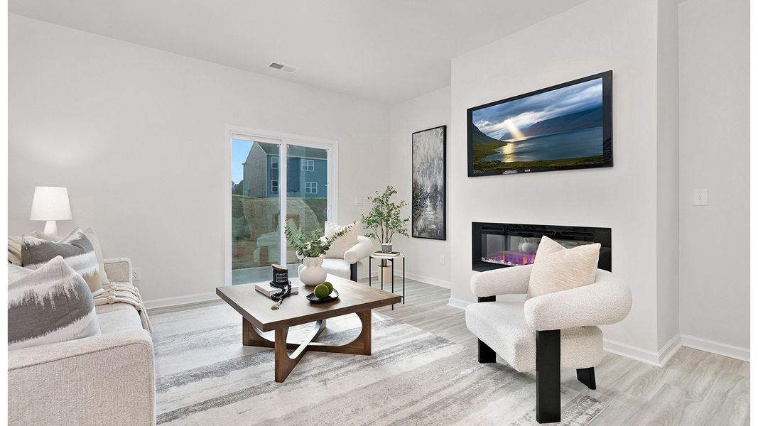 Furnished interior view inside a new home in Cline Village, Conover (Image 9).