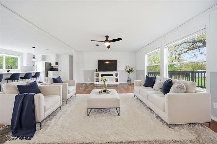 Furnished interior view inside a new home in , Collinsville (Image 9).