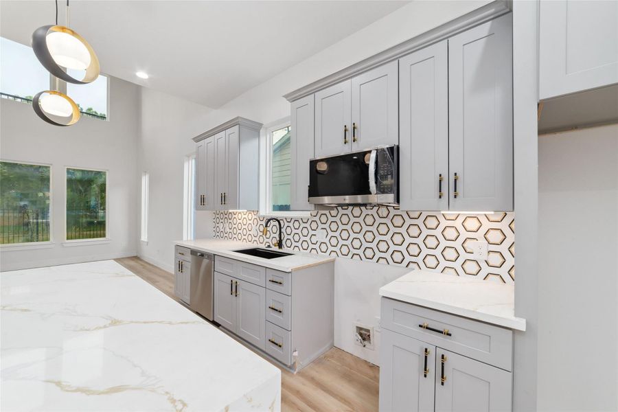 Furnished interior view inside a new home in , Houston (Image 8). Furnished interior view inside a new home in , Houston (Image 8).