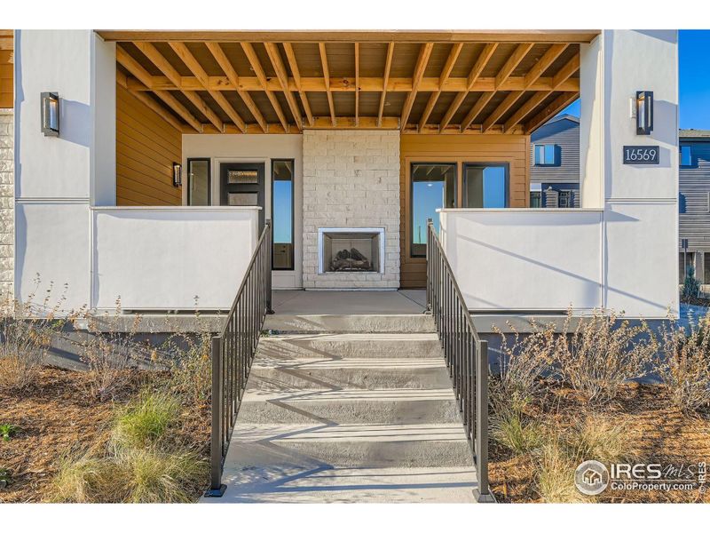 Exterior details and patio area of a home in Baseline, Broomfield (Image 3).