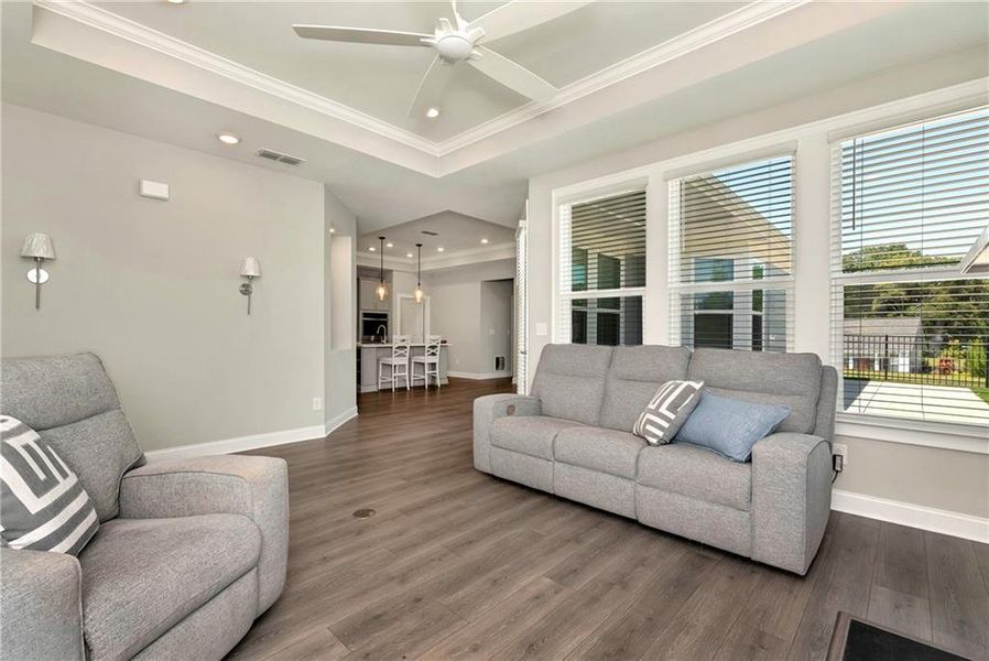 Furnished interior view inside a new home in , Dacula (Image 12). Furnished interior view inside a new home in , Dacula (Image 12).