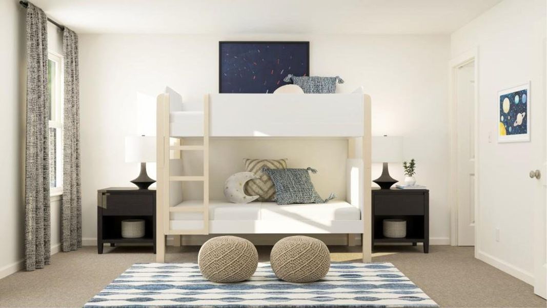 Furnished interior view inside a new home in Wellington Estates, Madison (Image 10).