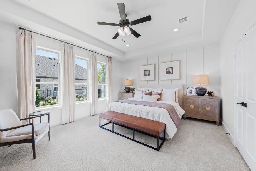 Furnished interior view inside a new home in Valencia on the Lake, Little Elm (Image 4).