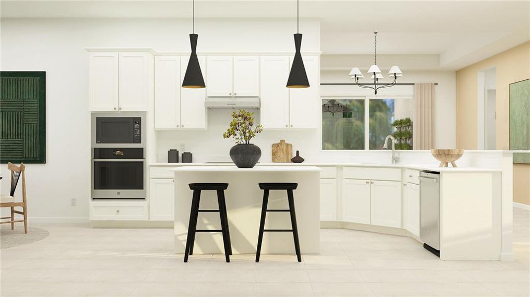 Furnished interior view inside a new home in Calusa Country Club, Lakewood Ranch (Image 18).