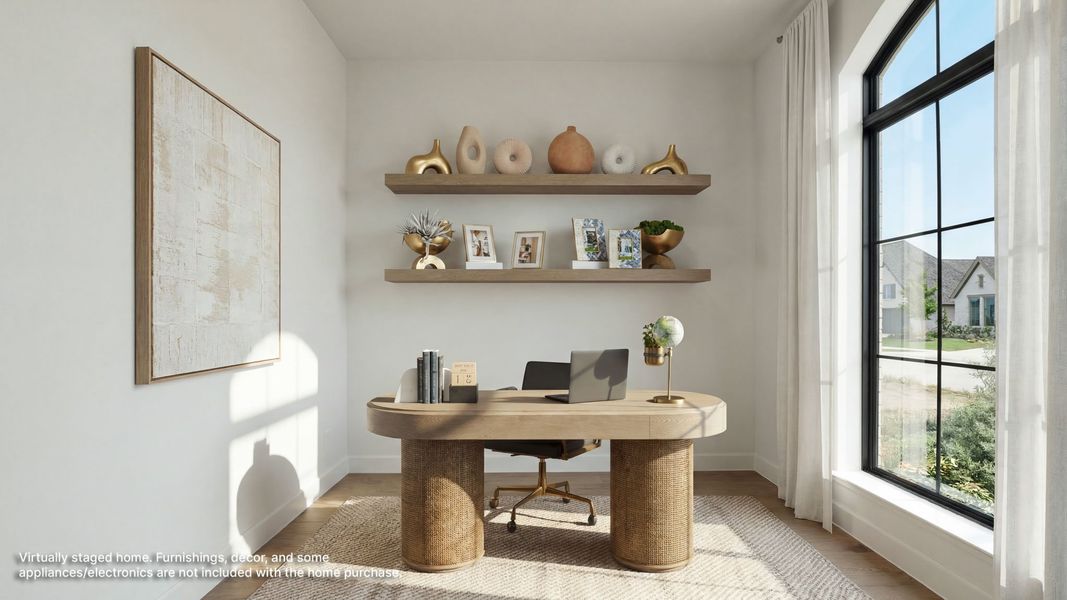 Furnished interior view inside a new home in Cambridge Crossing, Celina (Image 9).