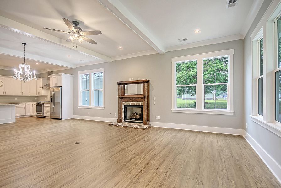 Spacious, unfurnished interior of a new home in , Huger (Image 10).