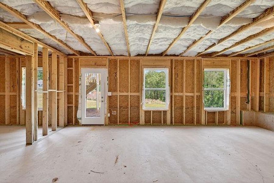 In-progress construction of a new home in Austin Ridge, Commerce, GA (Image 46).