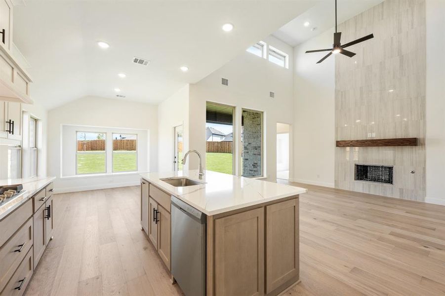 Furnished interior view inside a new home in Willow Wood Classic 50, McKinney (Image 17).