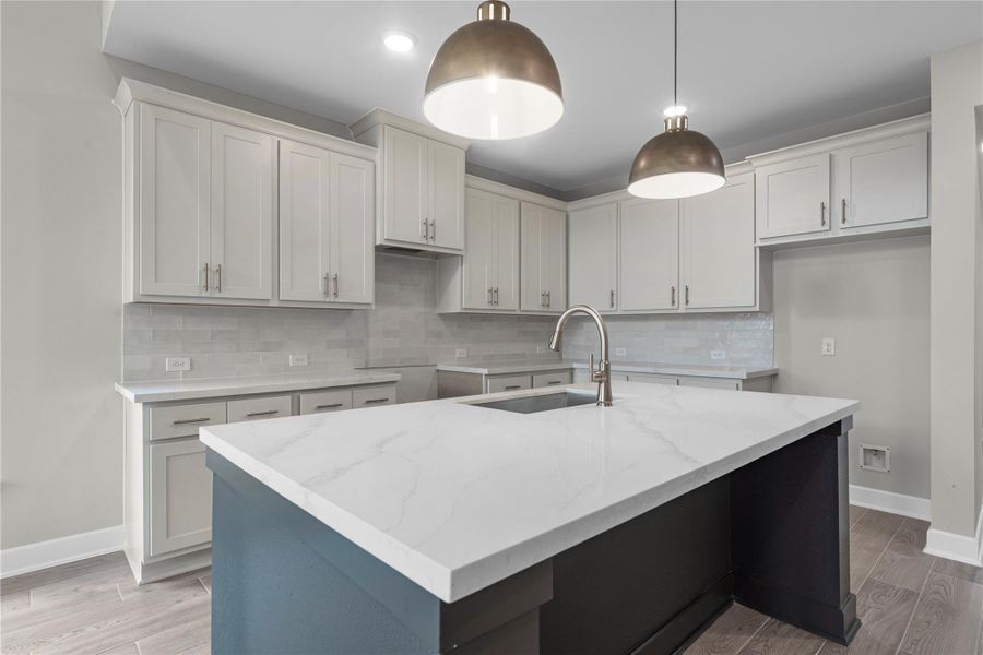 Furnished interior view inside a new home in Cross Creek West - 45', Fulshear (Image 9).