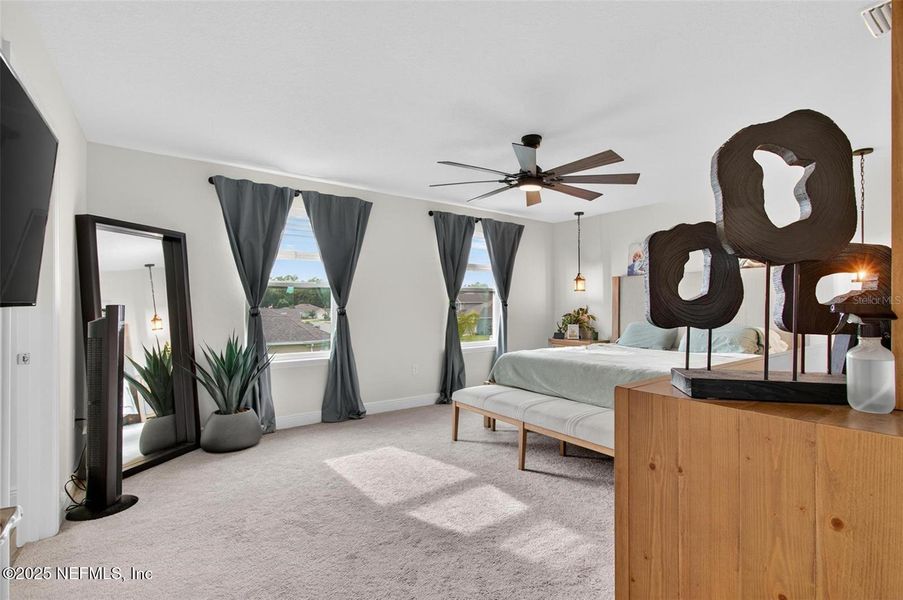 Furnished interior view inside a new home in Sawmill Creek at Palm Coast Park, Palm Coast (Image 49).