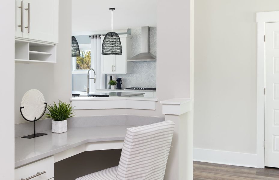 Furnished interior view inside a new home in Midpoint at New Riverside, Bluffton (Image 8).