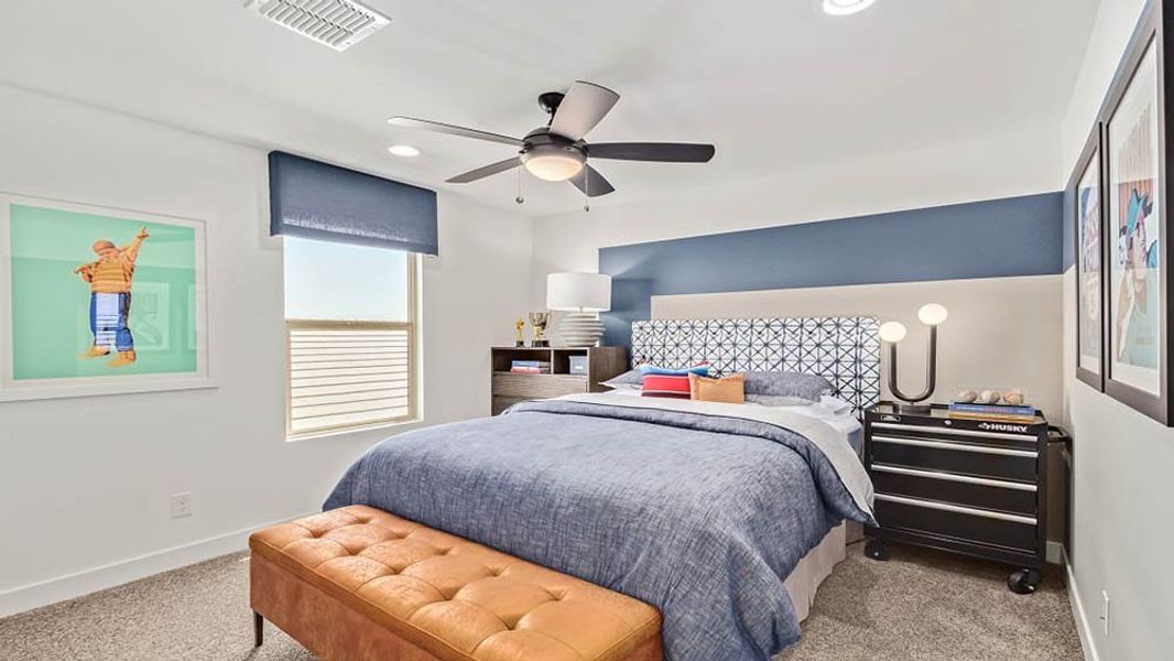 Representative furnished interior of a home built from the 45RM5 by Taylor Morrison in Almeria at Rancho Mercado, Surprise (Image 27).