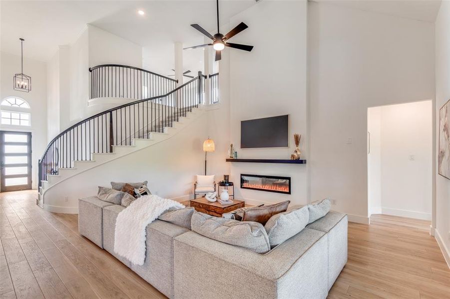 Furnished interior view inside a new home in , Fate (Image 9).