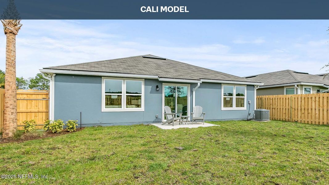 Exterior details and patio area of a home in The Arbors, Jacksonville (Image 2).