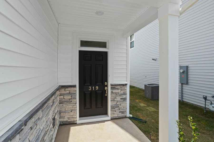 Exterior details and patio area of a home in Bellevue, Greenville (Image 3).