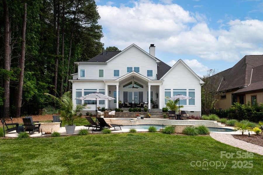 Exterior details and patio area of a home in , Lake Norman of Catawba (Image 23). Exterior details and patio area of a home in , Lake Norman of Catawba (Image 23).