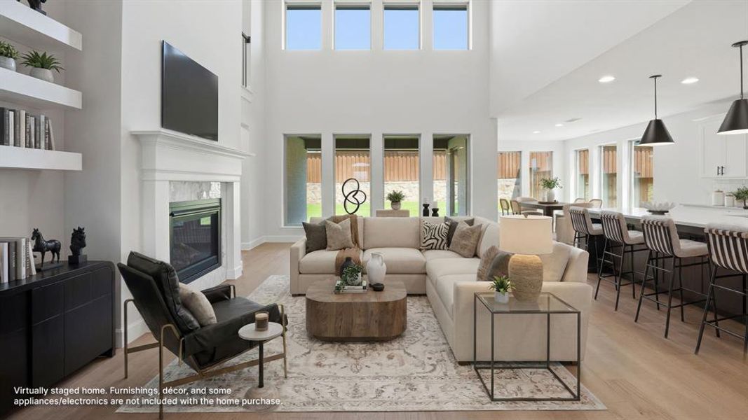 Furnished interior view inside a new home in Terraces, Rockwall (Image 8).