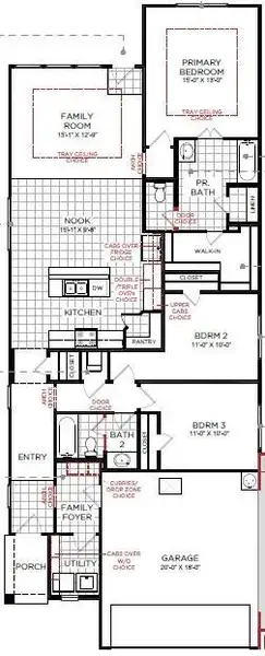 Floor Plan for McClellan by History Maker Homes