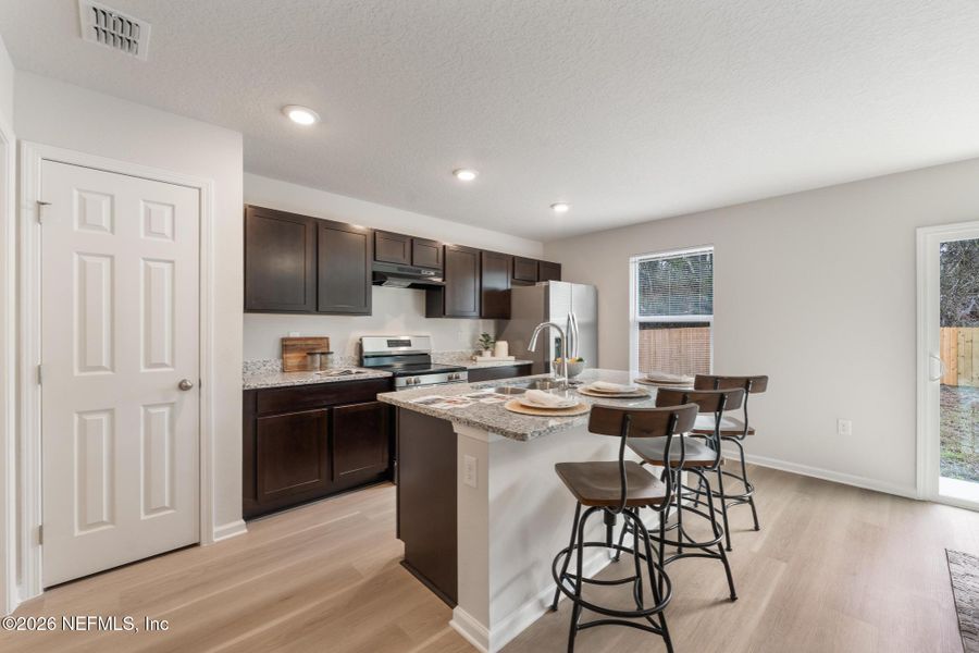 Furnished interior view inside a new home in , Jacksonville (Image 12).