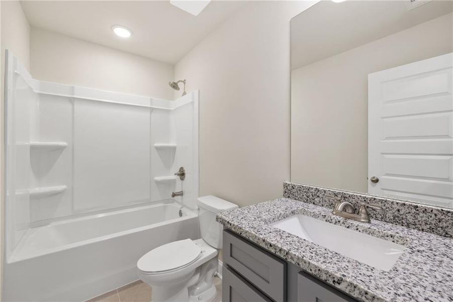 Furnished interior view inside a new home in Mulberry Summit, Flowery Branch (Image 9). Furnished interior view inside a new home in Mulberry Summit, Flowery Branch (Image 9).