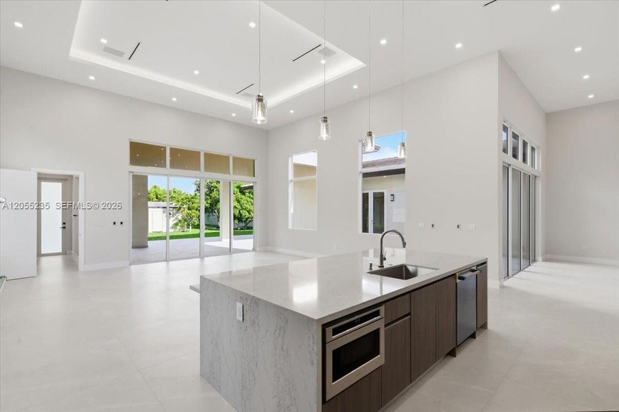 Furnished interior view inside a new home in , Miami (Image 6). Furnished interior view inside a new home in , Miami (Image 6).