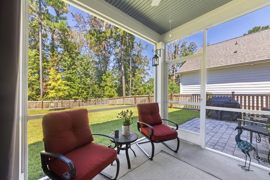 Furnished interior view inside a new home in The Ponds, Summerville (Image 13).