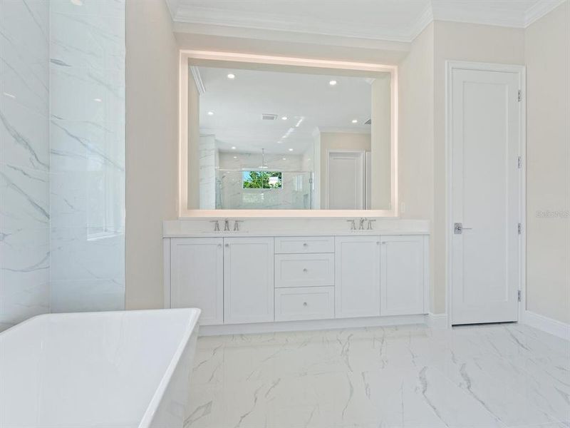 Furnished interior view inside a new home in , Sarasota (Image 11).