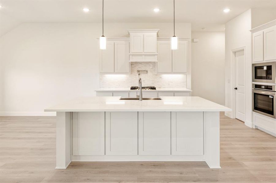 Furnished interior view inside a new home in Meadow Vista 60-65, Anna (Image 7). Furnished interior view inside a new home in Meadow Vista 60-65, Anna (Image 7).