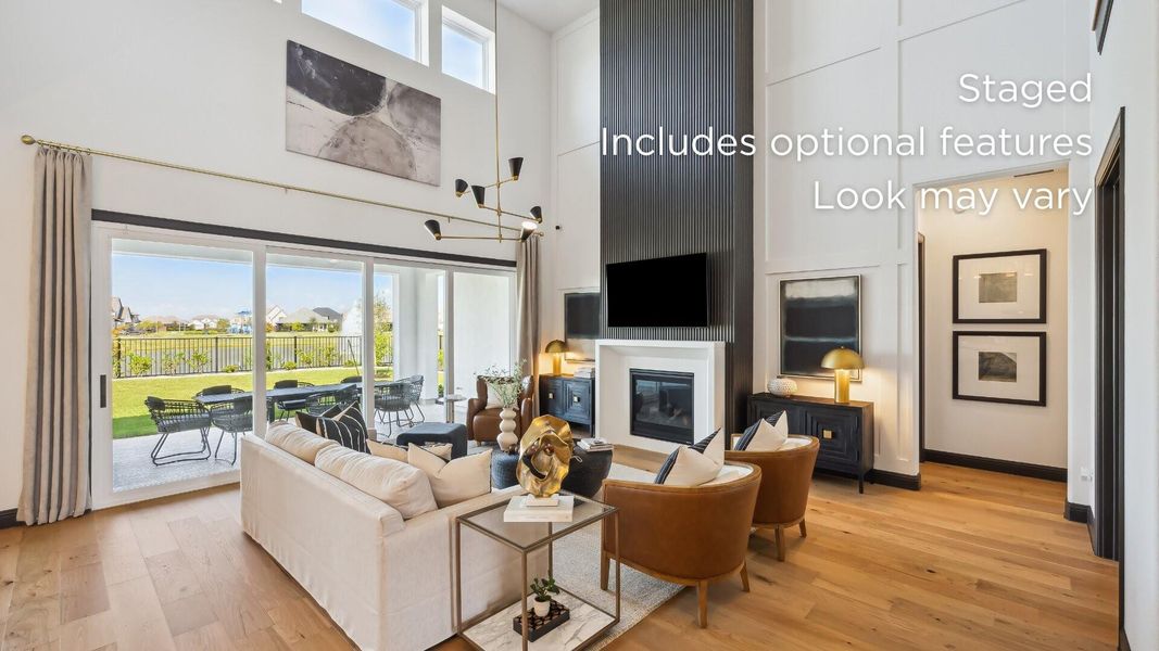 Furnished interior view inside a new home in Woodhavyn 60', Magnolia (Image 5).