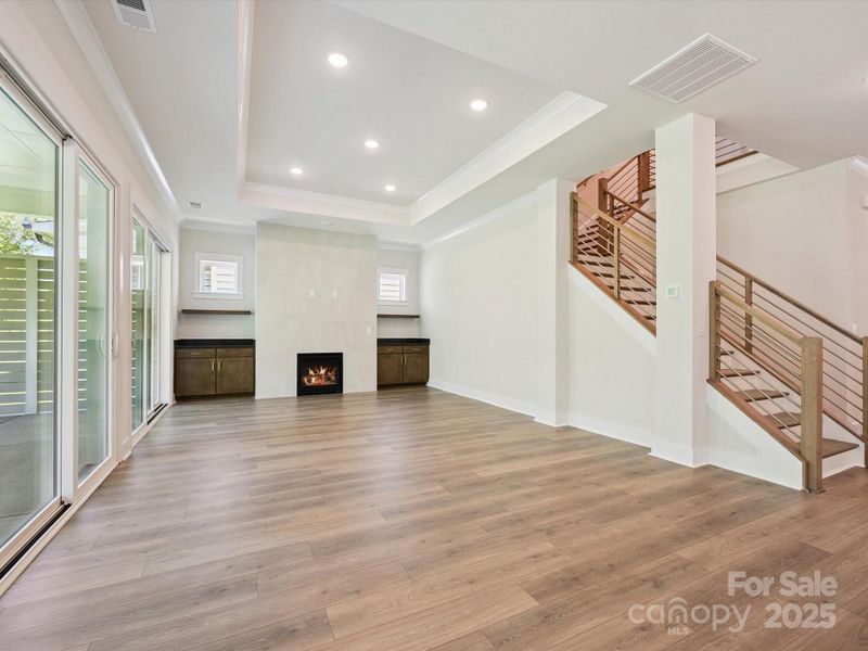 Spacious, unfurnished interior of a new home in North Creek Village, Huntersville (Image 32).