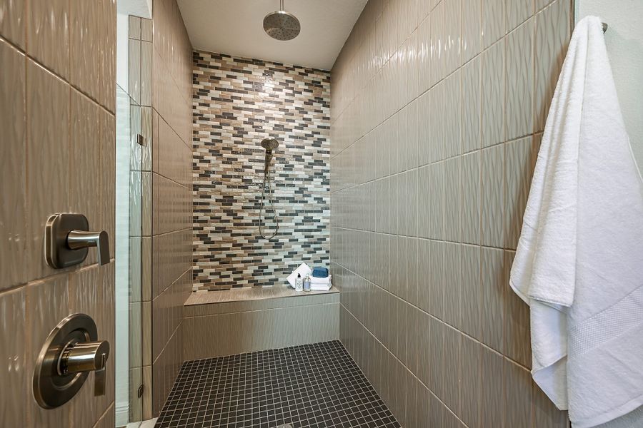 Representative furnished interior of a home built from the Biscayne II by Homes by WestBay in Oakfield, Parrish (Image 25).