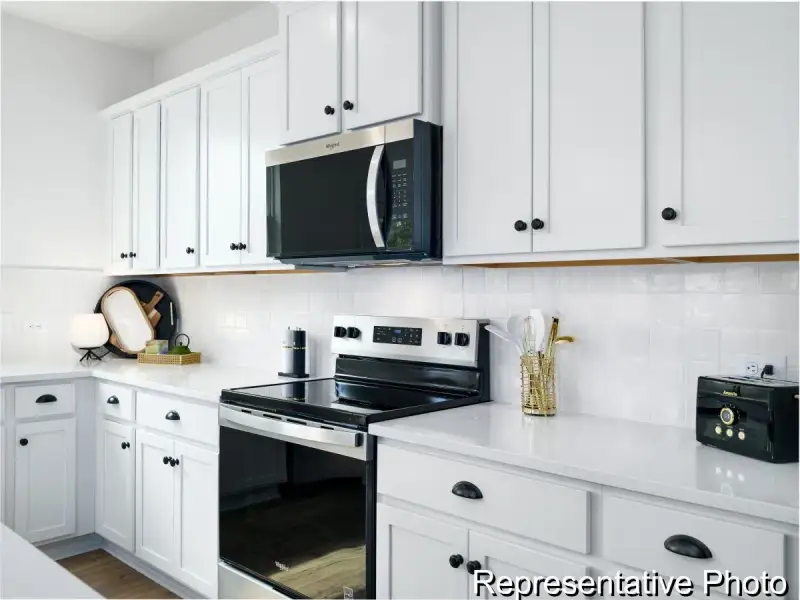 Furnished interior view inside a new home in Village at Reedy Creek Townhomes, Charlotte (Image 7).