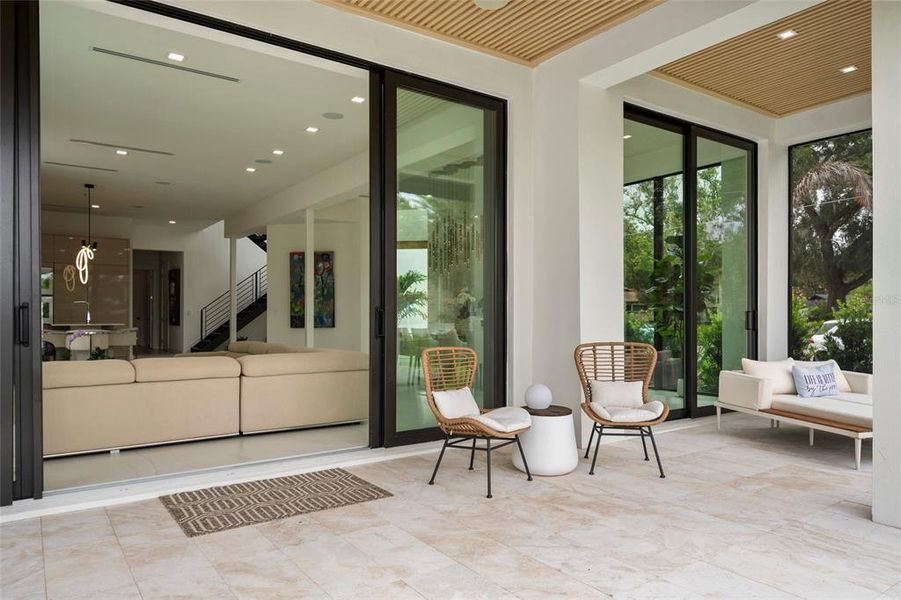 Exterior details and patio area of a home in , Windermere (Image 34).