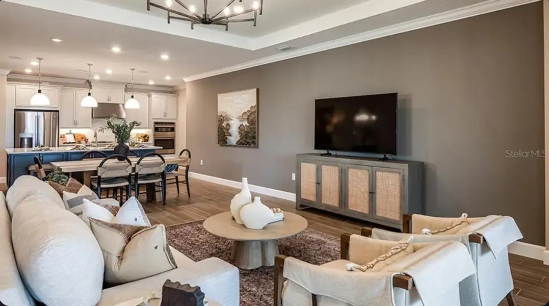 Furnished interior view inside a new home in Ardisia Park, New Smyrna Beach (Image 3).
