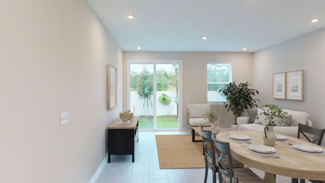 Furnished interior view inside a new home in Egret Creek, Jacksonville (Image 10).