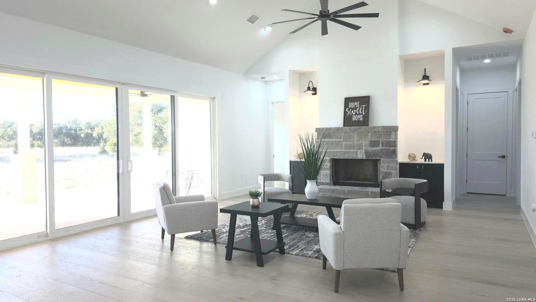 Furnished interior view inside a new home in , Bandera (Image 6). Furnished interior view inside a new home in , Bandera (Image 6).