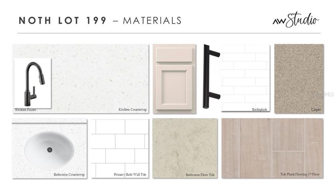 Sample of building materials used in homes in Northlake Townhomes, Winter Garden (Image 34). Sample of building materials used in homes in Northlake Townhomes, Winter Garden (Image 34).